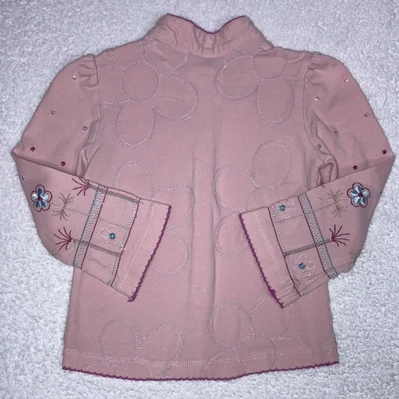 Deux par deux wool blend jumper and embroidered top size 3 - Picture 8 of 11